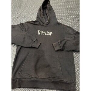 Ultra Rare Ripndip Hoodie Mens Med Black Pullover SUS BOY Sweatshirt Sweater